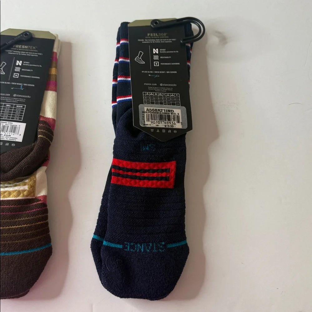 Stance Assortment of Socks. 3 Pairs. Small